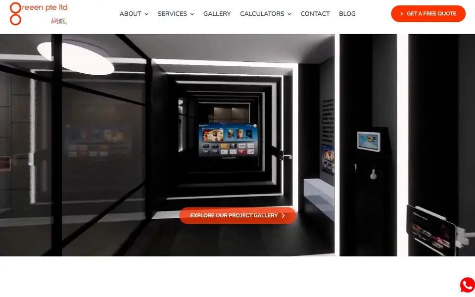 Greeen website homepage, 4 Oct 2026