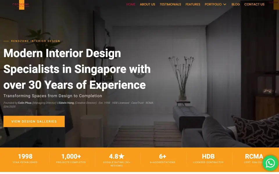 Renozone website homepage, 4 Oct 2026