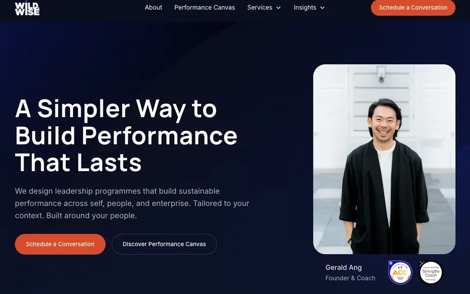 Wild & Wise Co. website homepage, 4 Oct 2026